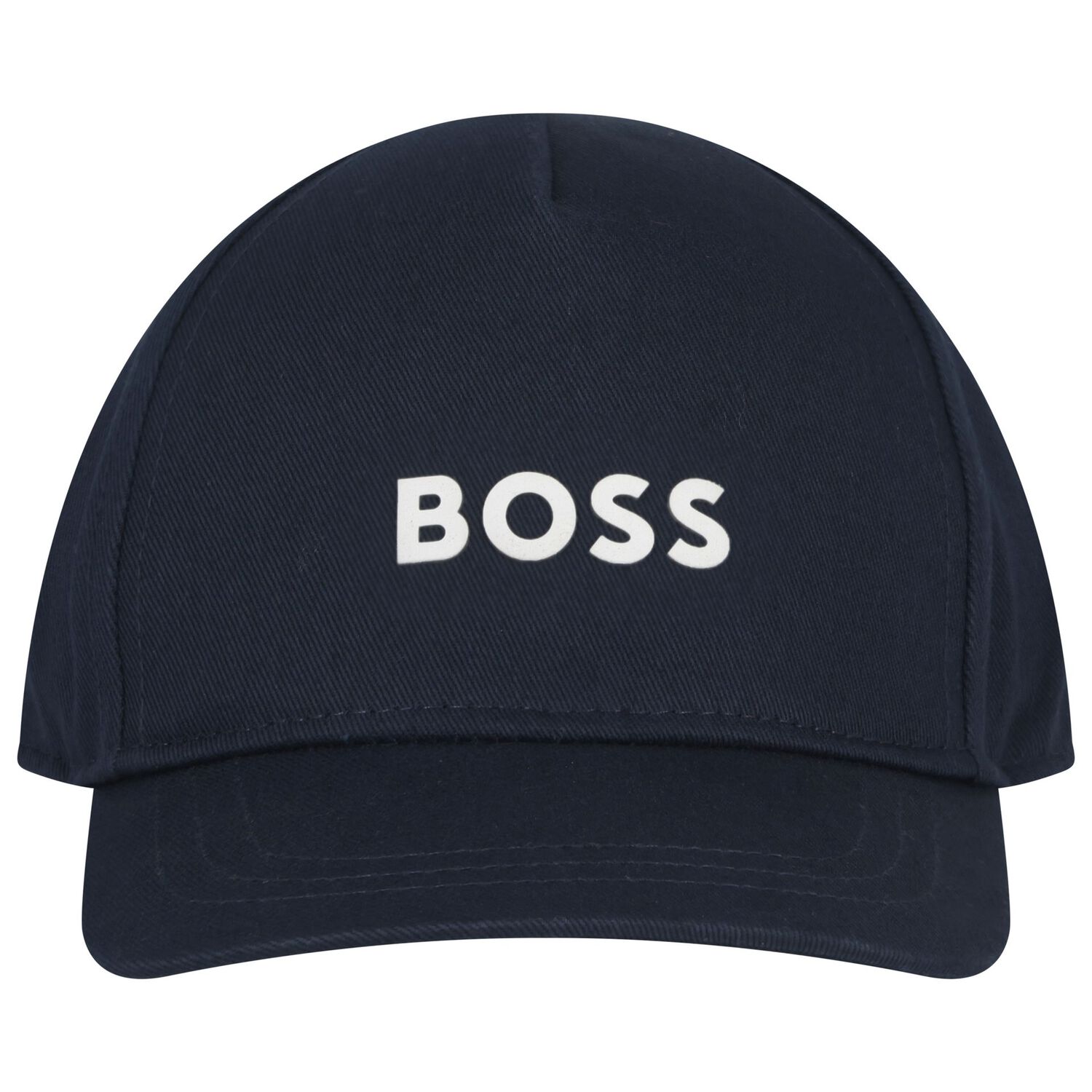 Baby Boys Navy Blue Logo Cap, 1, hi-res