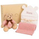 Girls Pink Welcome Little One Baby Gift Set, 3, hi-res
