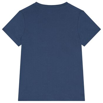 Boys Blue Cotton T-Shirt