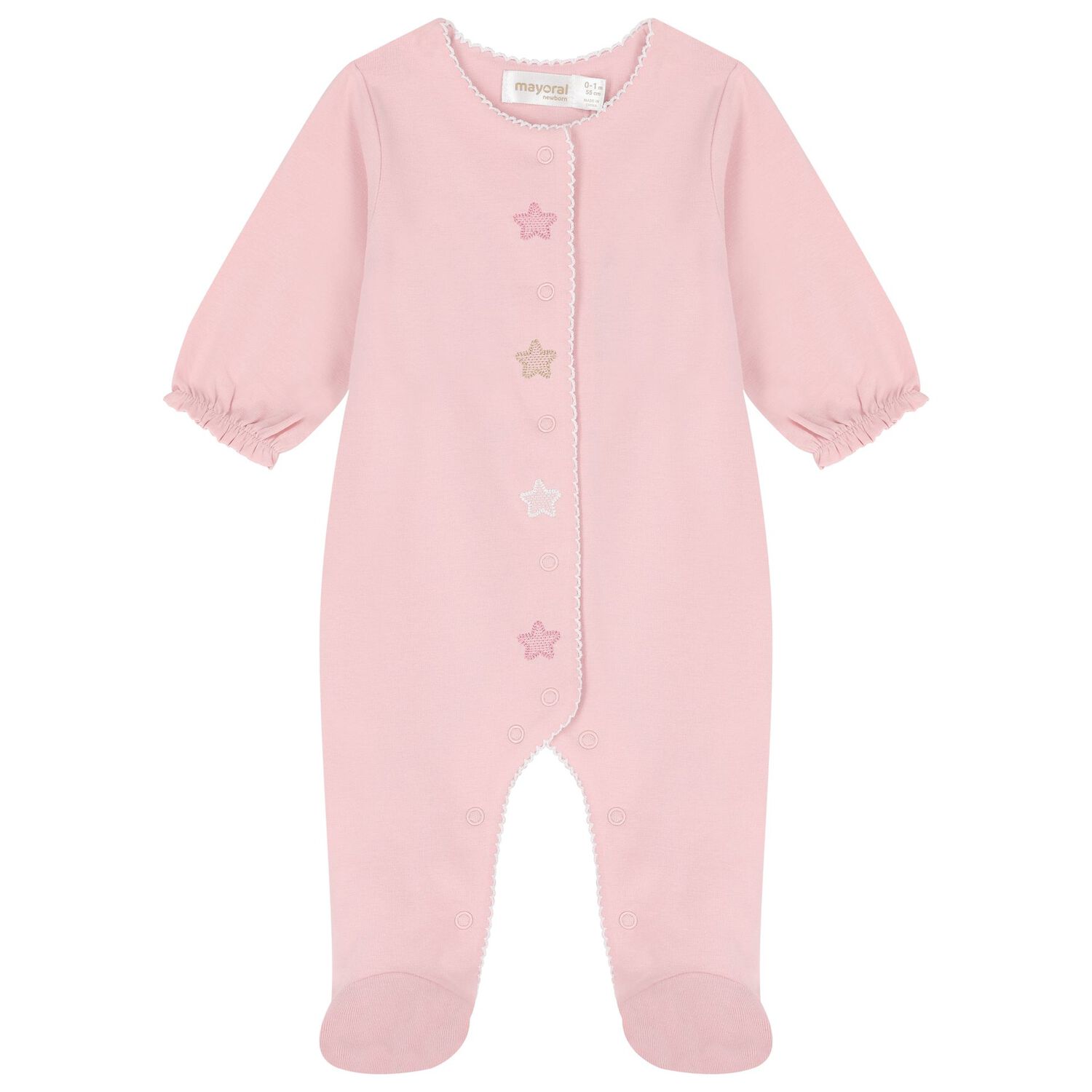 افارول للبنات باللونين الأبيض والوردي (قطعتين), 1, hi-res