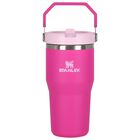 Girls Pink Ice Flow Flip Straw Tumbler, 4, hi-res