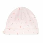 Baby Girls Pink Printed Velour Hat, 2, hi-res