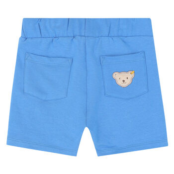 Boys Blue Teddy Shorts