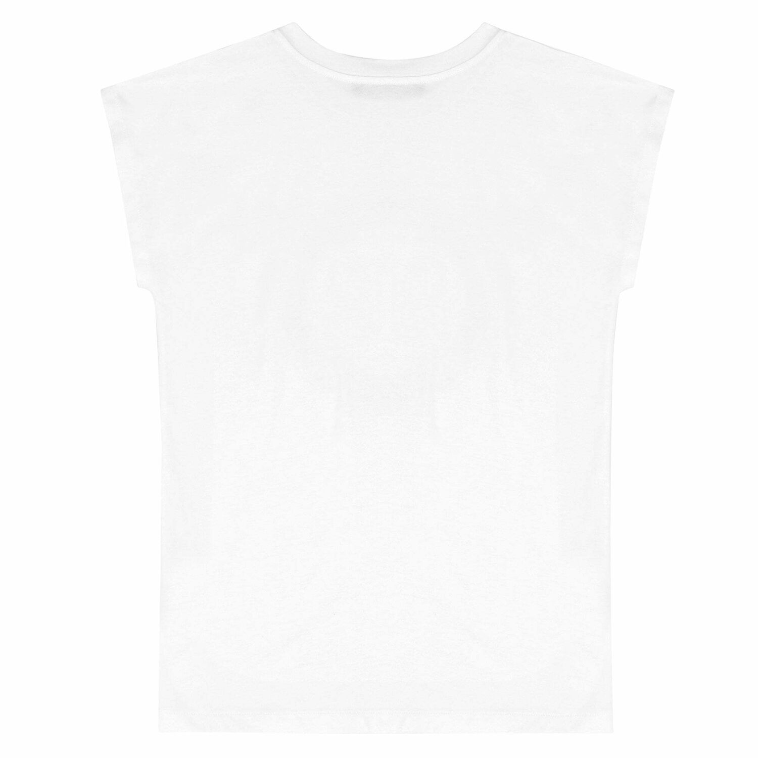 Girls White Logo Shirt, 2, hi-res image number null