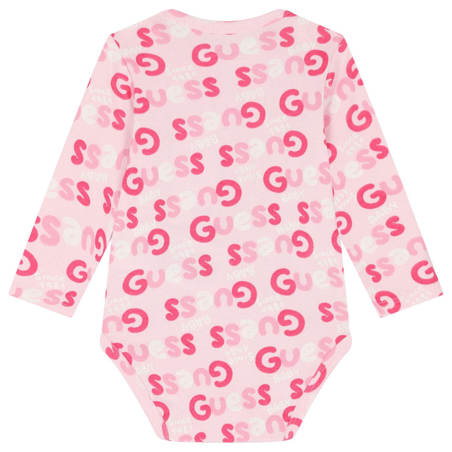 Baby Girls Pink Cotton Bodysuit & Pants Gift Set, 2, hi-res