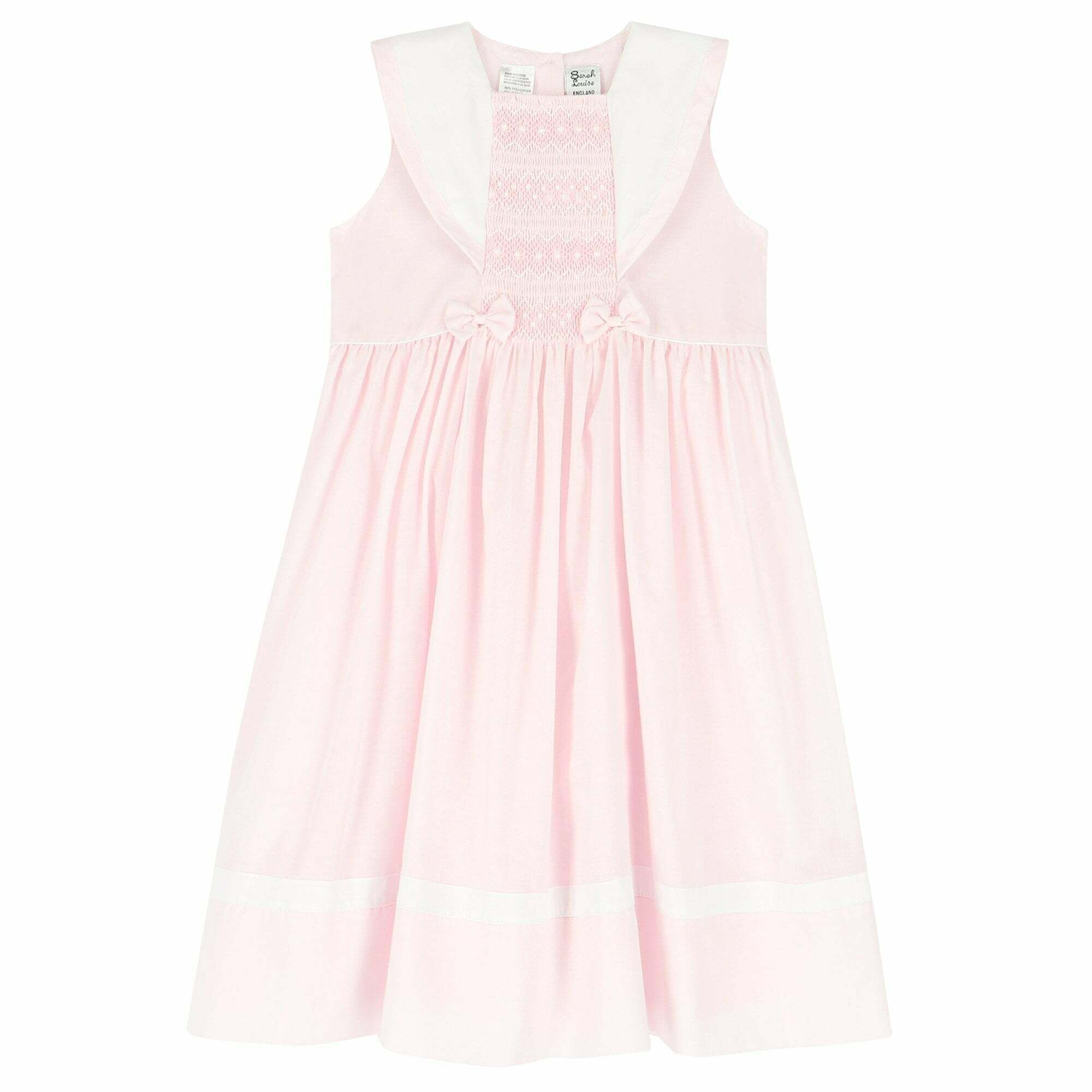 Pink shop smocked dress