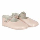 Baby Girls Pink Embellished Pre Walker Shoes, 2, hi-res