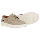 Boys Beige Faux Suede Moccasins, 1, hi-res