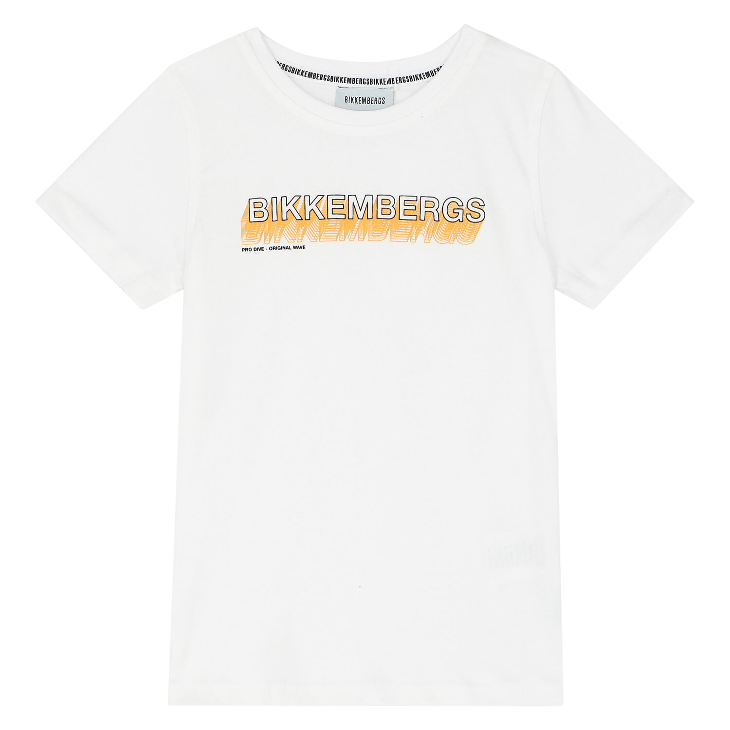 Boys White Logo T-Shirt, 1, hi-res image number null