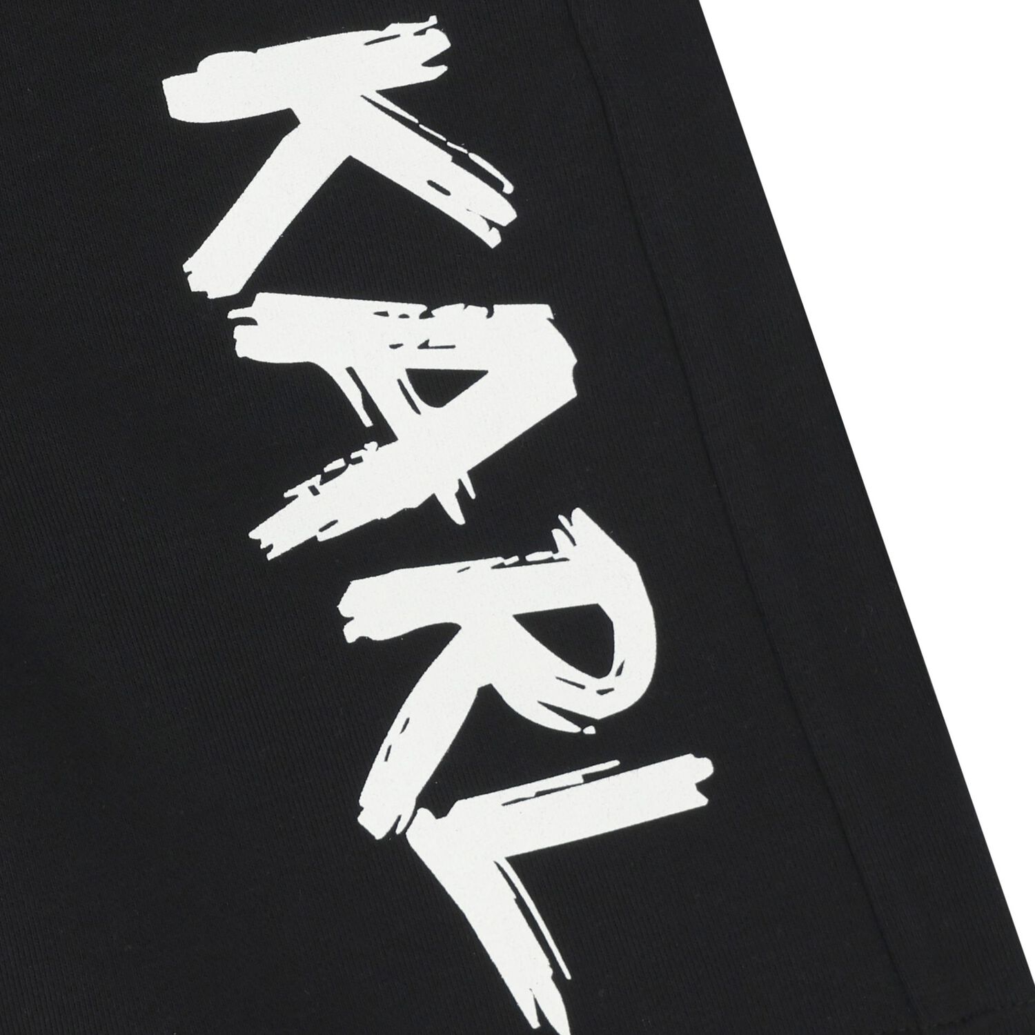 Boys Black Logo Shorts, 1, hi-res