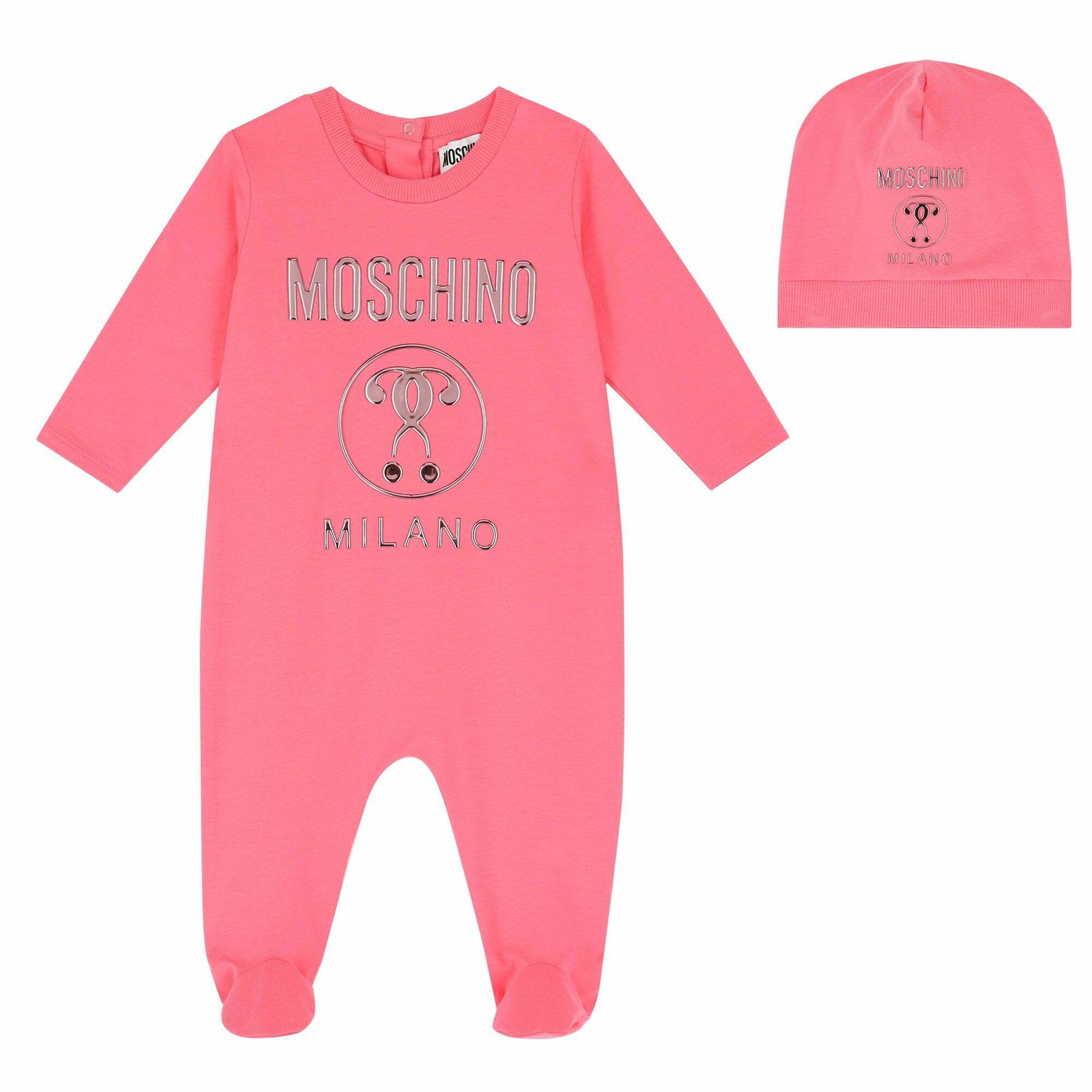 Moschino baby grow pink 2025