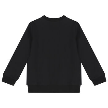 Black Teddy Bear Logo Sweatshirt