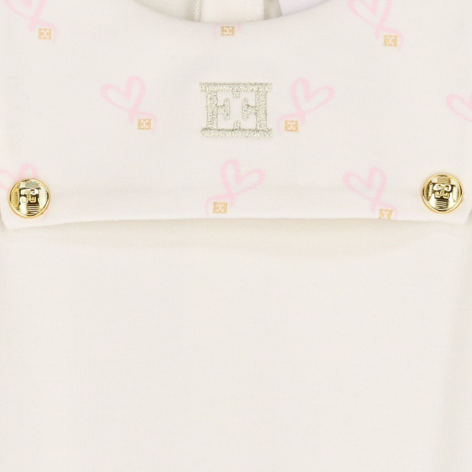 أفارول بنات بالشعار باللون العاجي, 1, hi-res