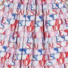 Girls Multi-Coloured Logo Skirt, 1, hi-res