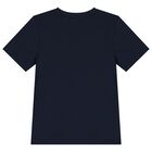 Boys Navy Blue Logo T-Shirt, 4, hi-res