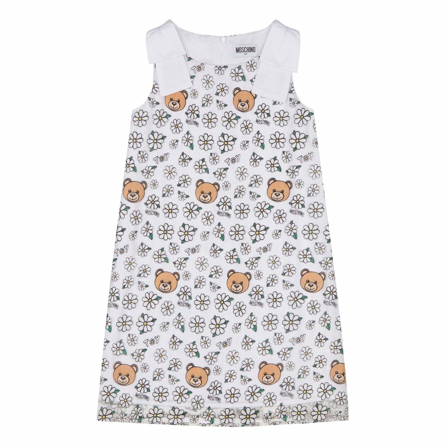 فستان تيدى اورجنزا باللون الابيض, 1, hi-res