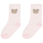 Baby Girls Pink & White Socks ( 4-Pack ), 4, hi-res