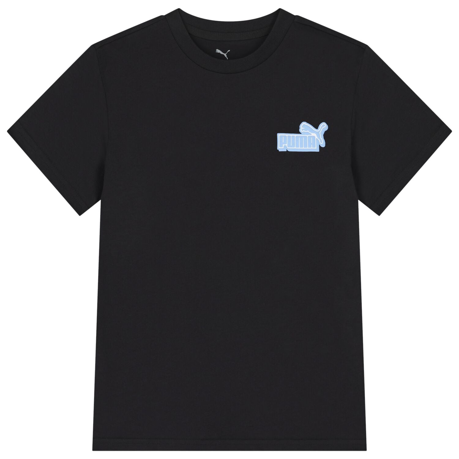 Boys Black & Blue Logo T-Shirt, 1, hi-res