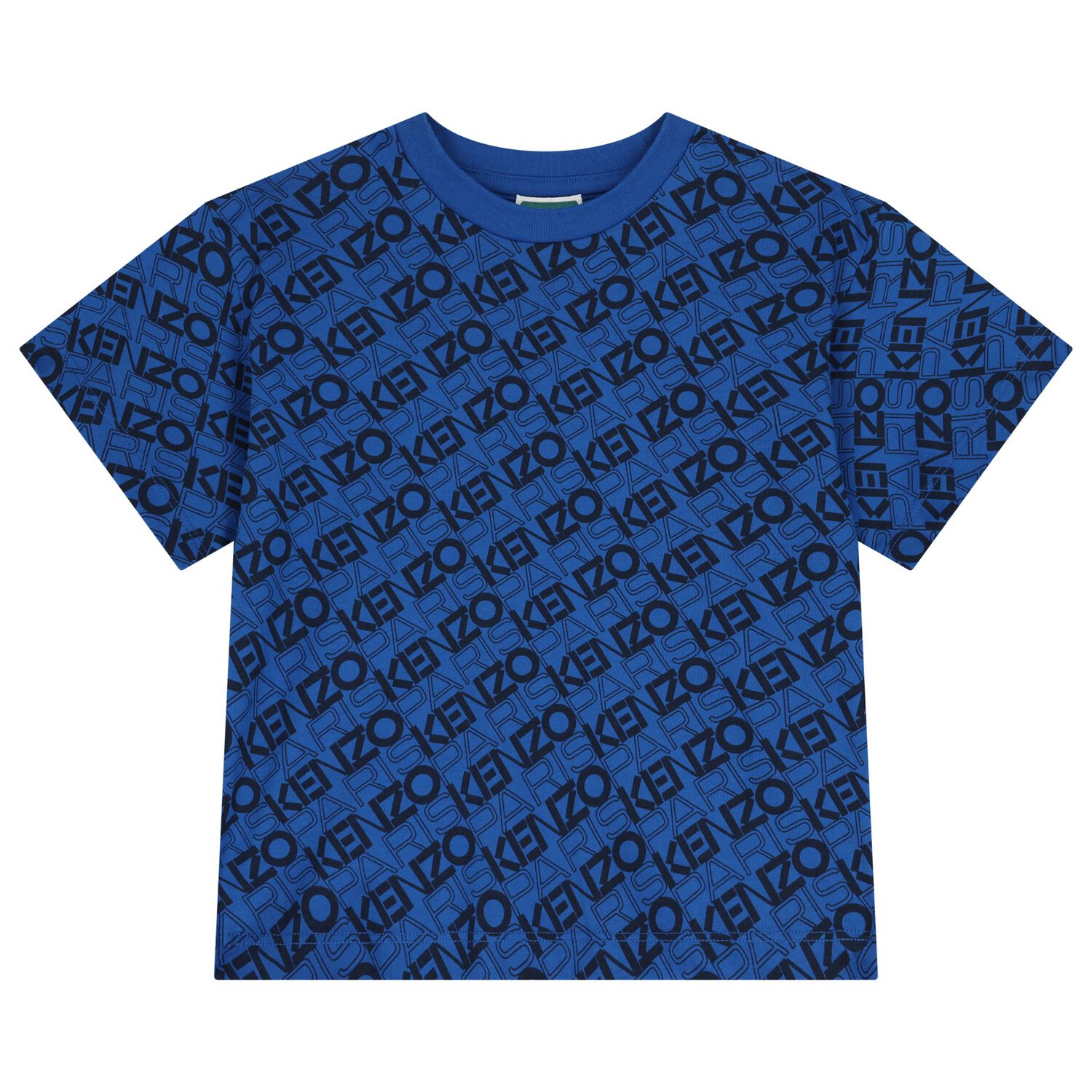 Boys Blue Logo T-Shirt, 1, hi-res