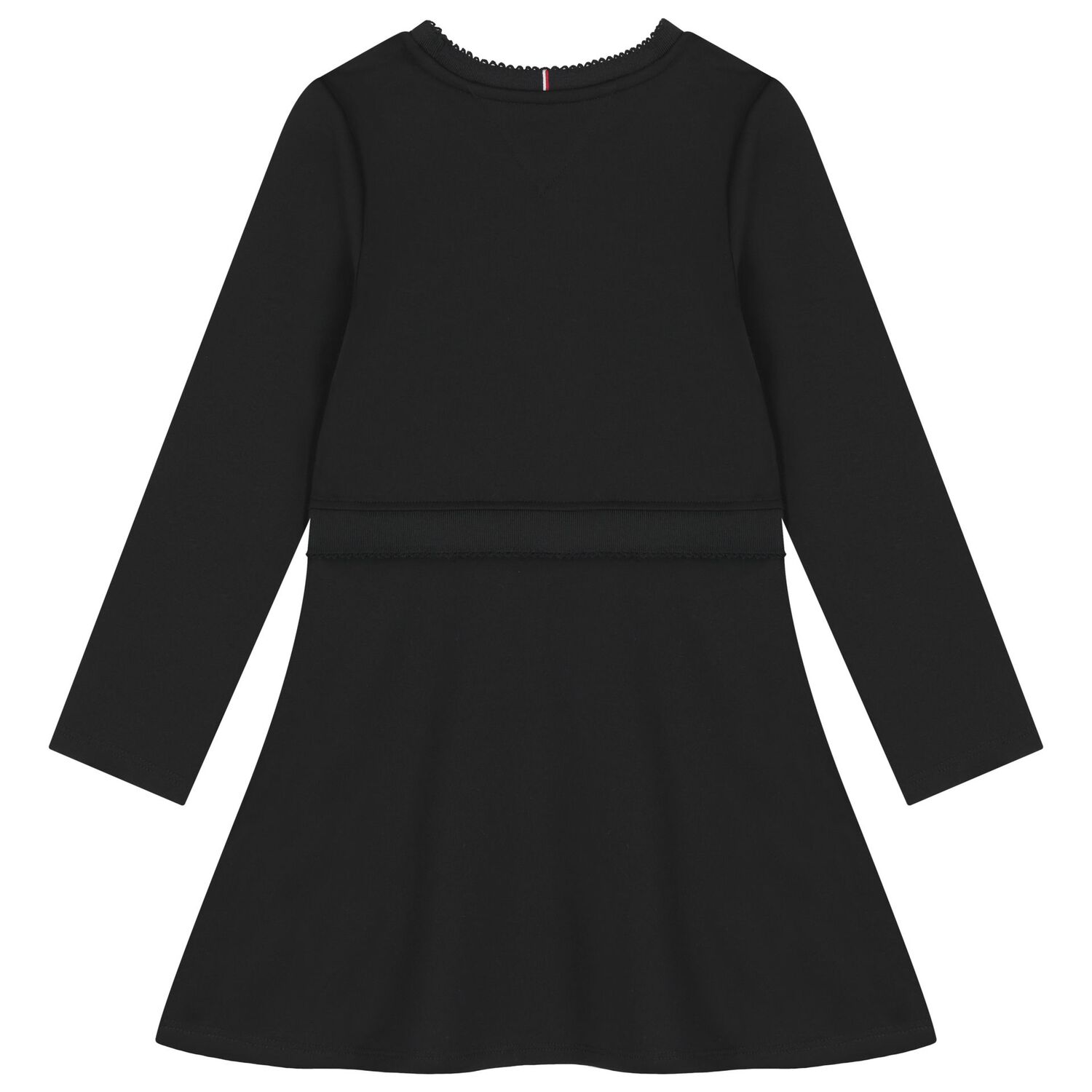 فستان بنات بالشعار باللون الكحلى , 1, hi-res