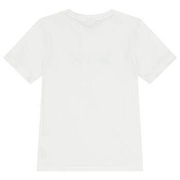 Boys White Logo T-Shirt