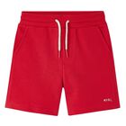 Boys Red Logo Shorts, 1, hi-res