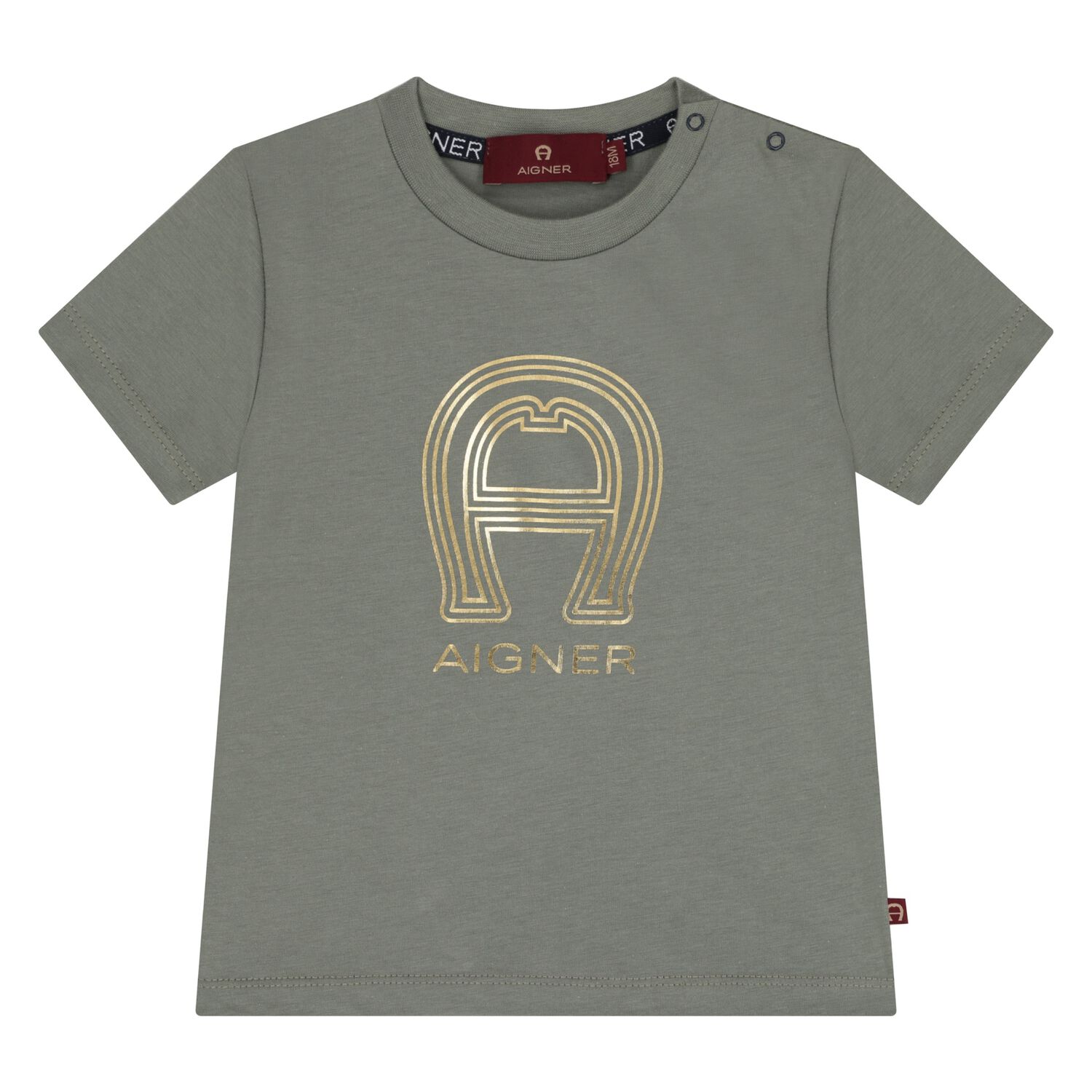 تي شيرت بشعار باللون أخضر للأولاد , 2, hi-res image number null