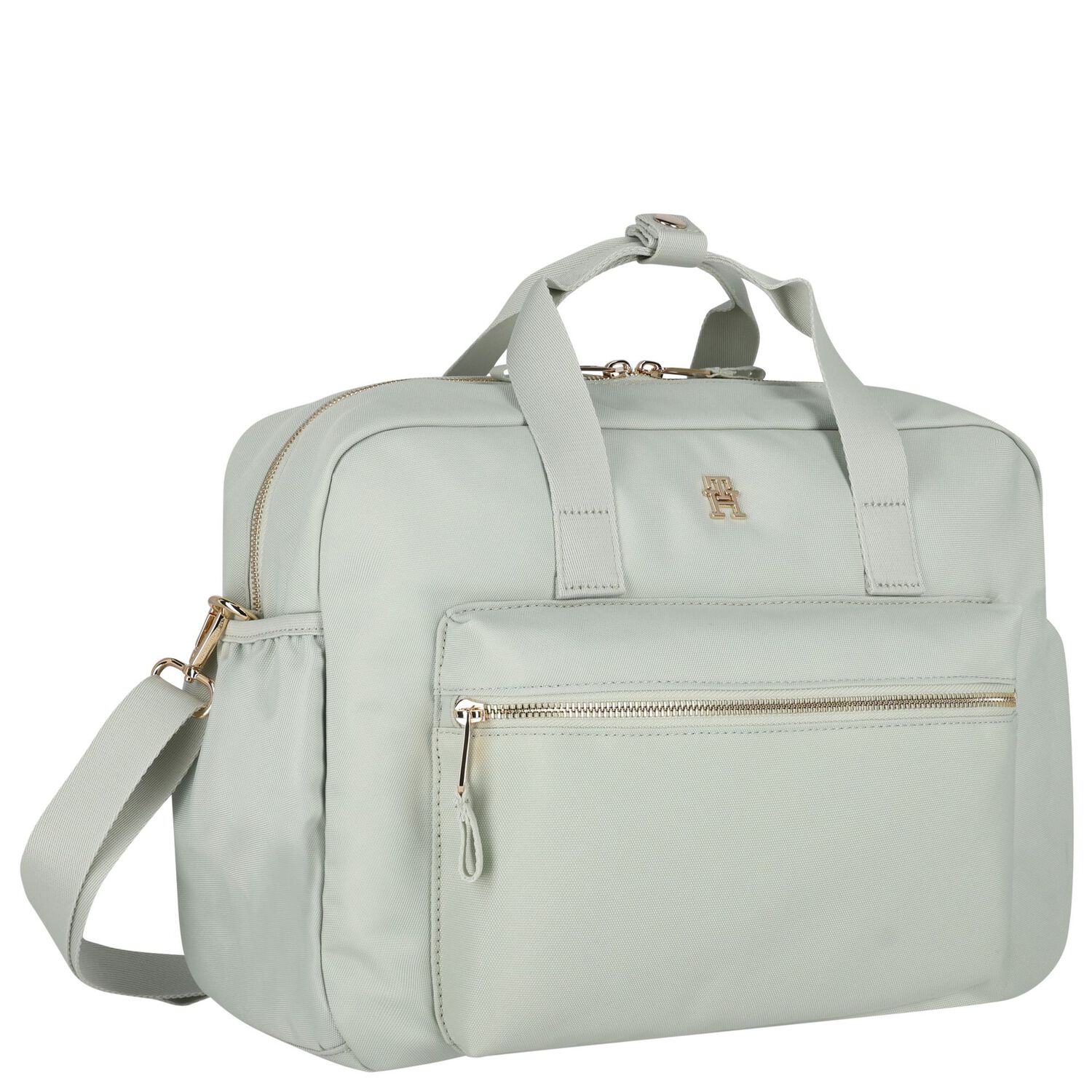 حقيبة تغيير حفاضات الأطفال بشعار باللون الاخضر, 2, hi-res image number null