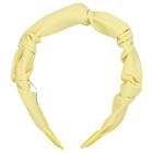Girls Yellow Crepe Headband, 3, hi-res