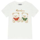 Ivory Teddy Bear Logo T-Shirt, 1, hi-res