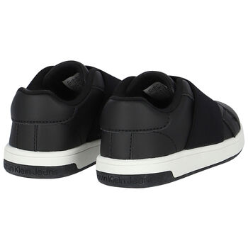 Black Logo Trainers
