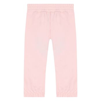 Younger Girls Pink Heart Joggers