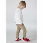 Boys White Logo Top, 1, hi-res