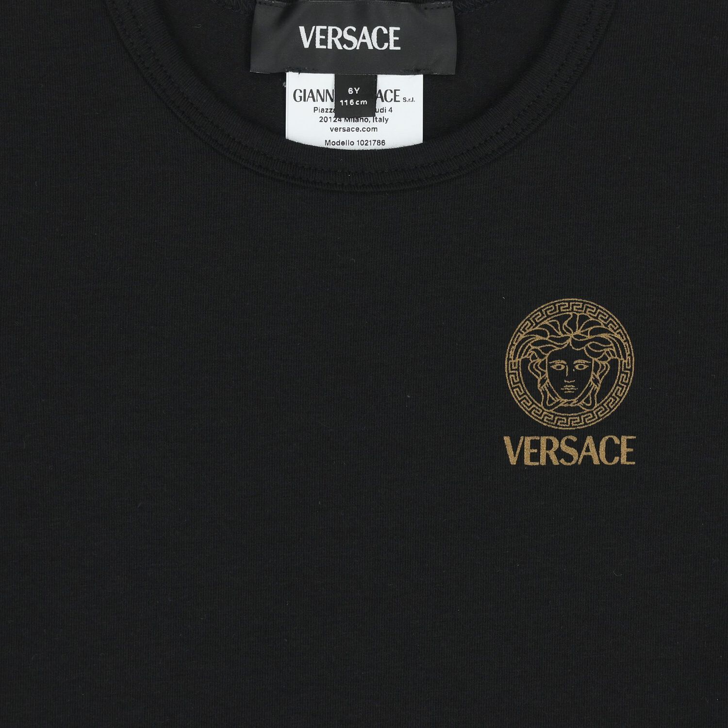 Boys Black & White Medusa T-Shirts ( 2-Pack ), 1, hi-res