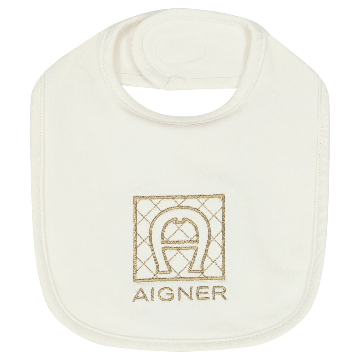 طقم أفرول بالشعار باللون العاجى والذهبى, 1, hi-res