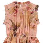 فستان زهري للبنات, 1, hi-res