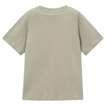 تيشيرت باللون الأخضر للأولاد بتصميم قرد 