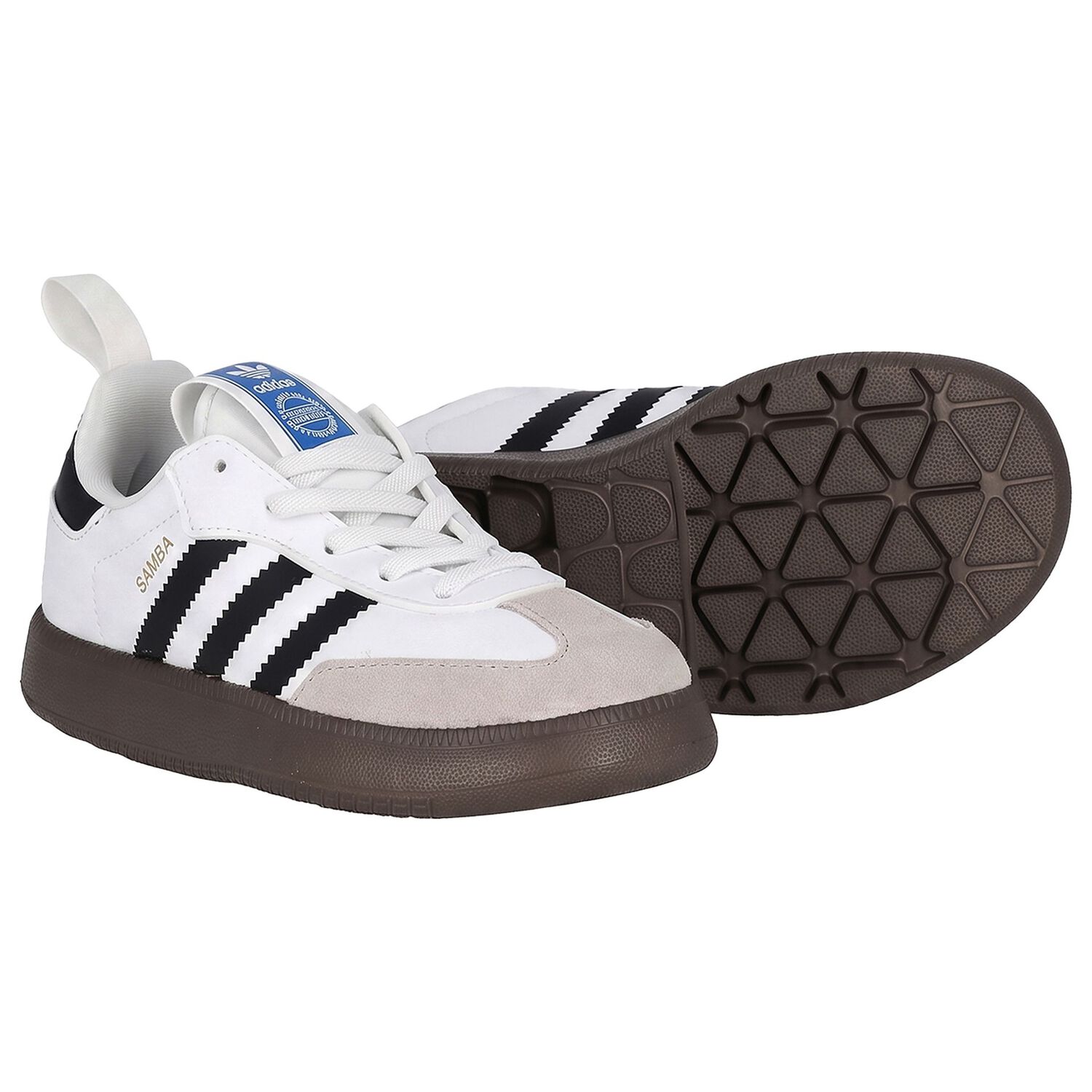 White Samba Quickon Trainers, 1, hi-res