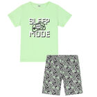 Boys Green & Grey Joystick Shorts Set, 2, hi-res