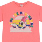 Girls Pink Daisy Duck T-Shirt, 1, hi-res
