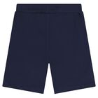 Boys Green & Navy Blue Shorts Set, 3, hi-res