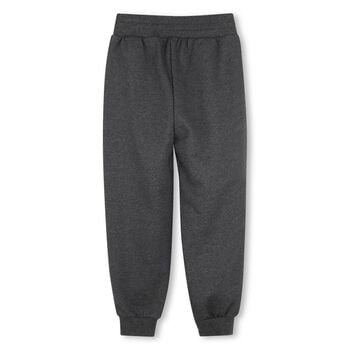 Girls Grey Logo Joggers