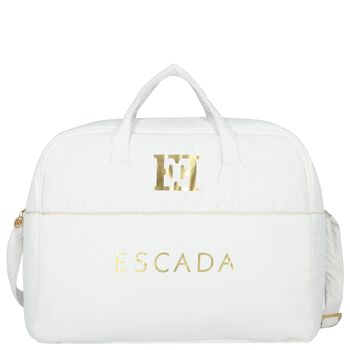White Logo Baby Changing Bag