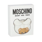 Ivory Teddy Logo Babygrow, 1, hi-res