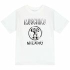 Boys White Logo T-Shirt, 2, hi-res