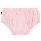 طقم بنات وردي بشعار للفتيات الصغيرات, 1, hi-res