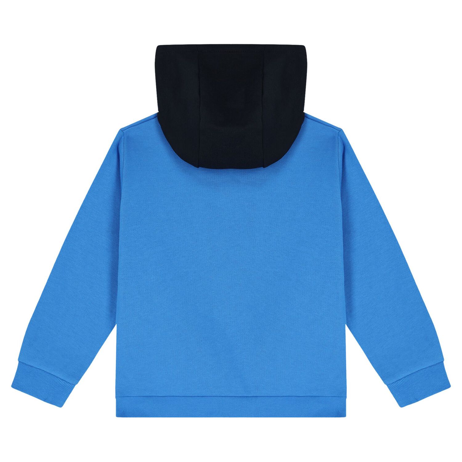 طقم بدلة رياضية أولاد بالشعار باللون الرمادي والأزرق ( 3قطع), 2, hi-res