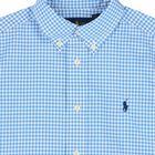 قميص بالشعار باللون الازرق والابيض للاولاد, 1, hi-res