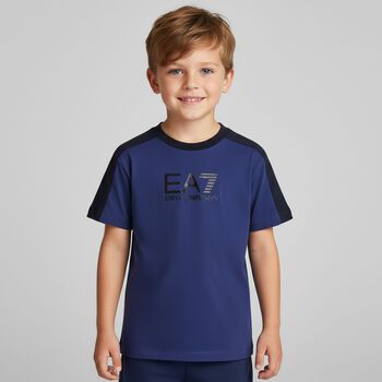 Boys Blue Logo T-Shirt