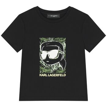 Boys Black Ikonik T-Shirt
